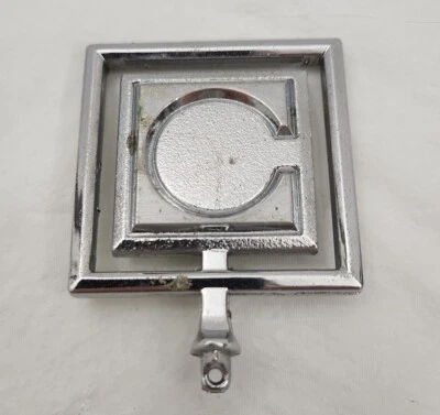1979 1980 1981 Chrysler Newport C Hood Ornament Emblem OEM Badge 19558 - Image 1 of 4