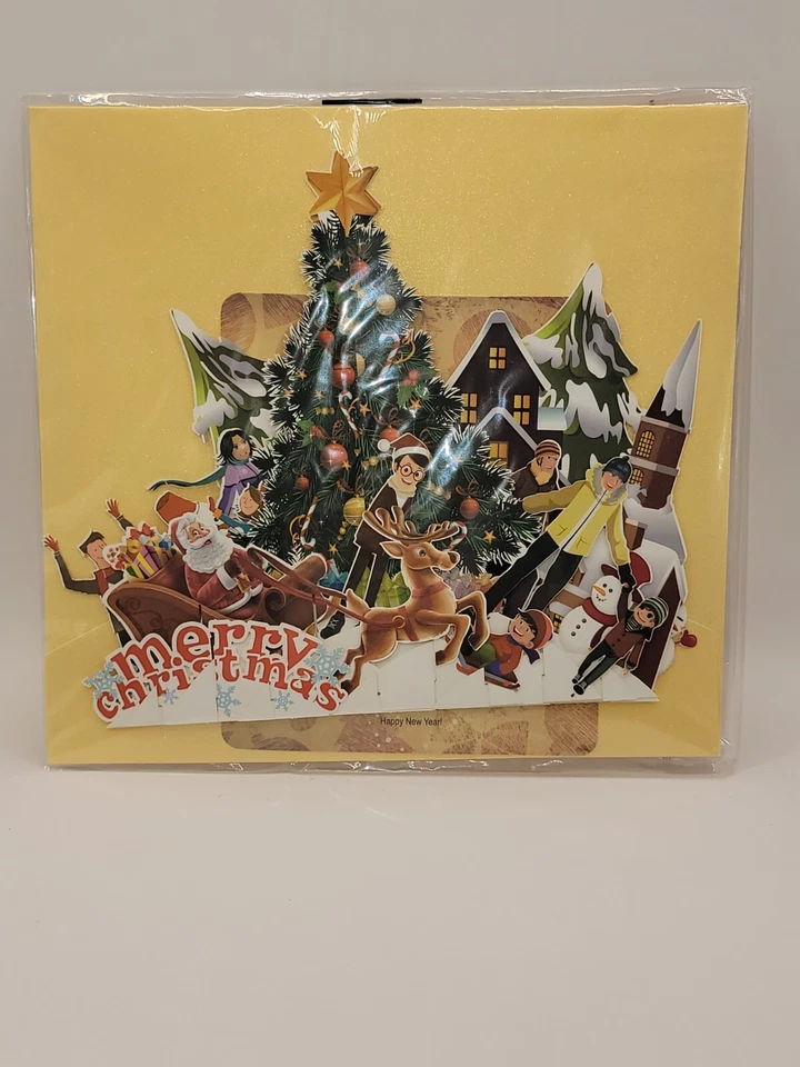 Pop Up Merry Christmas Greeting Card  #39 - Image 1 of 4