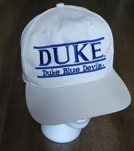 Vintage 90s The Game College Duke Blue Devils Script Snapback hat - Picture 1 of 4