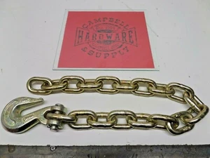 Cadena de tracción de marco de carrocería automática 3/8"" x 4' grado 70 con gancho de agarre de 3/8 - Imagen 1 de 5