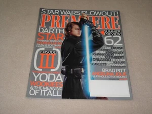 STAR WARS EPISODE III * HAYDEN CHRISTENSEN * SUMMER May 2005 PREMIERE MAGAZINE - Picture 1 of 7