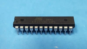 (4 piezas) IC, ATF22V10C-15 PIEZAS, ATMEL, EFlash PLD, 15ns, tipo PAL, CMOS, PDIP24 - Imagen 1 de 4