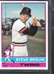 1976 Topps #183 Steve Braun Minnesota Twins nrmt Set Break - Picture 1 of 1