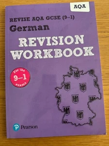 AQA GERMAN GCSE REVISION WORK BOOK (9-1) with answers - Picture 1 of 2
