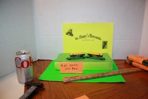 N Scale Two Con Cor Flat Bed Trailer Cars on BN trailers - Picture 1 of 7