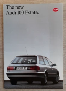Audi 100 Estate Brochure 1991 - 2.0E 2.3E 2.8E Quattro - Picture 1 of 3