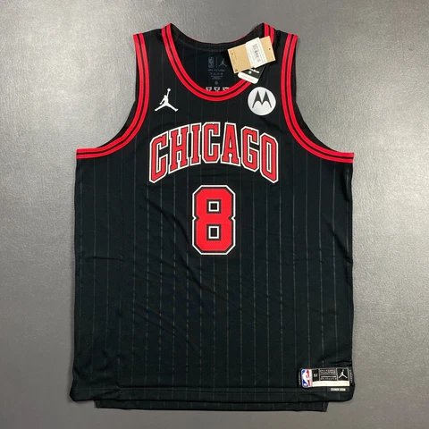 100% Authentic Zach Lavine Nike Bulls Statement Jersey Size 52 XL Motorola Cover