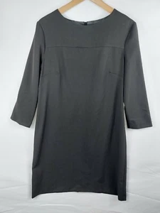 F+F Womens *New* Black, Back Zip Long Sleeve Midi Dress Size 14 (070-00023) - Picture 1 of 6