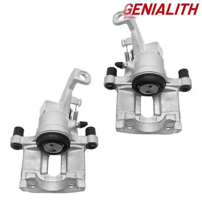 Rear Left Right Brake Calipers w/ Bracket for 2010-2014 Jaguar XJ 2007-2014 XK Foto 1 de 4