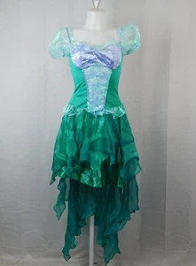 Disney Princesa Adulto Ariel Disfraz Halloween SOLO VESTIDO 2-4 Pequeño #3404 - Imagen 1 de 10