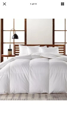 Brand NewHotel Collection European Goose Down Medium Weight White QueenComforter - Image 1 of 4