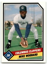 1989 CMC Columbus Clippers Mike Woodard Columbus Clippers #12