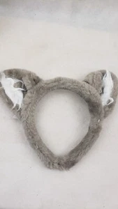 Great Wolf Lodge Wolf Headband Ears Gray and White - Picture 1 of 4