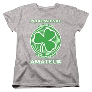 St. Patrick's Day "Professional Amateur" Women's T-Shirt - Picture 1 of 3