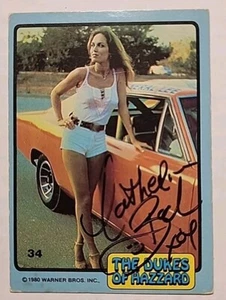 *CATHERINE BACH*DAISY DUKE*1980 DONRUSS AUTOGRAPH CARD*DUKES of HAZZARD*VG* - Picture 1 of 2