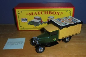 Matchbox Yesteryear YPP05 Ford AA Truck MICA 22nd Green Cab Yellow Body Code 2 - Picture 1 of 2