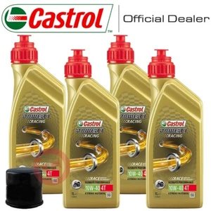 Mantenimiento Aceite Castrol Power 1 Racing 10W40 + Filtro Kawasaki 800 Vulcan - Imagen 1 de 3