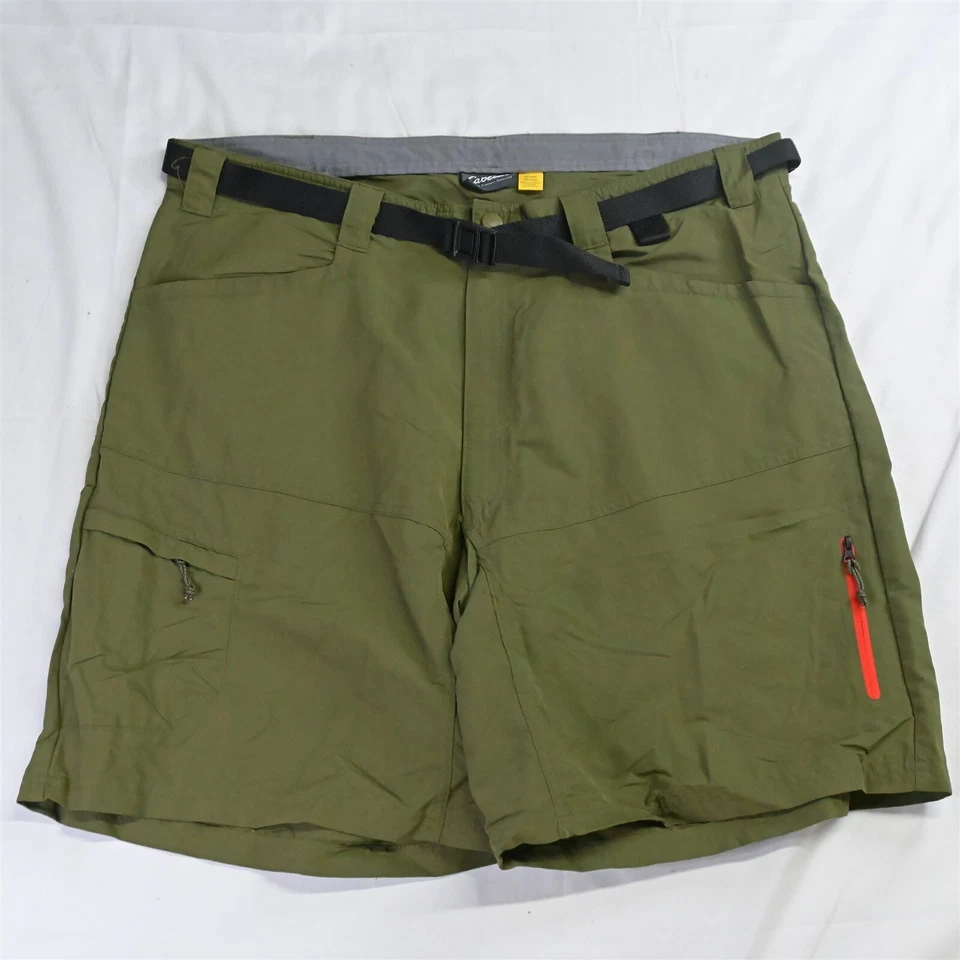 Shorts cargo Cabela's 40 x 10" verde com cinto elástico para área externa - Imagem 1 de 4