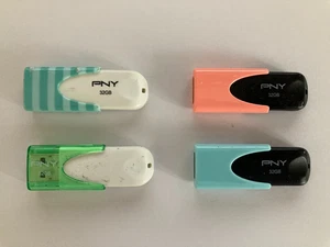 Restposten 32 GB x 4 PNY Attache USB 2.0 Flash Pen Drive Speichersticks - Bild 1 von 1