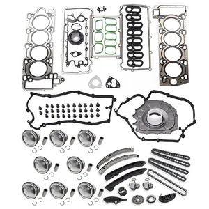 Head Gasket Set/Piston Set/Timing Chain Kit For Land Rover 5.0T Gas 508PS AJ133 - Picture 1 of 15