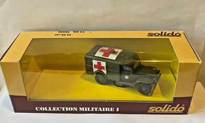 Solido Militare I 1/50 Rif 6043 Dodge WC 54 Ambulanza Us Army WW2 C32 - Immagine 1 di 3