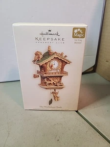 Hallmark Keepsake 2006 The Workshop Reloj Magic Pull String Movimiento - Imagen 1 de 2