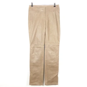 ESPRIT Lederhose Echtleder Leather Pants Braun Gr. 36 S - Bild 1 von 3
