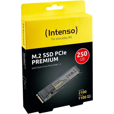 Intenso M.2 SSD Premium SSD - 250GB (3835440) PCIe 3.0 x4, NVMe 1.3 NEU OVP - Bild 1 von 2
