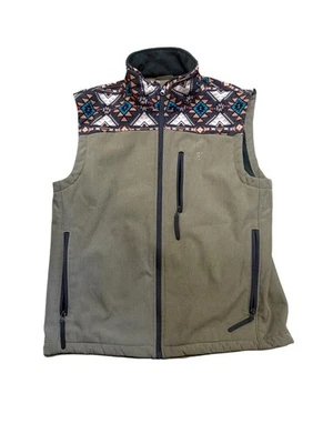 Hooey Mens Vest Size Medium Aztec Pattern Western Print - Image 1 of 3