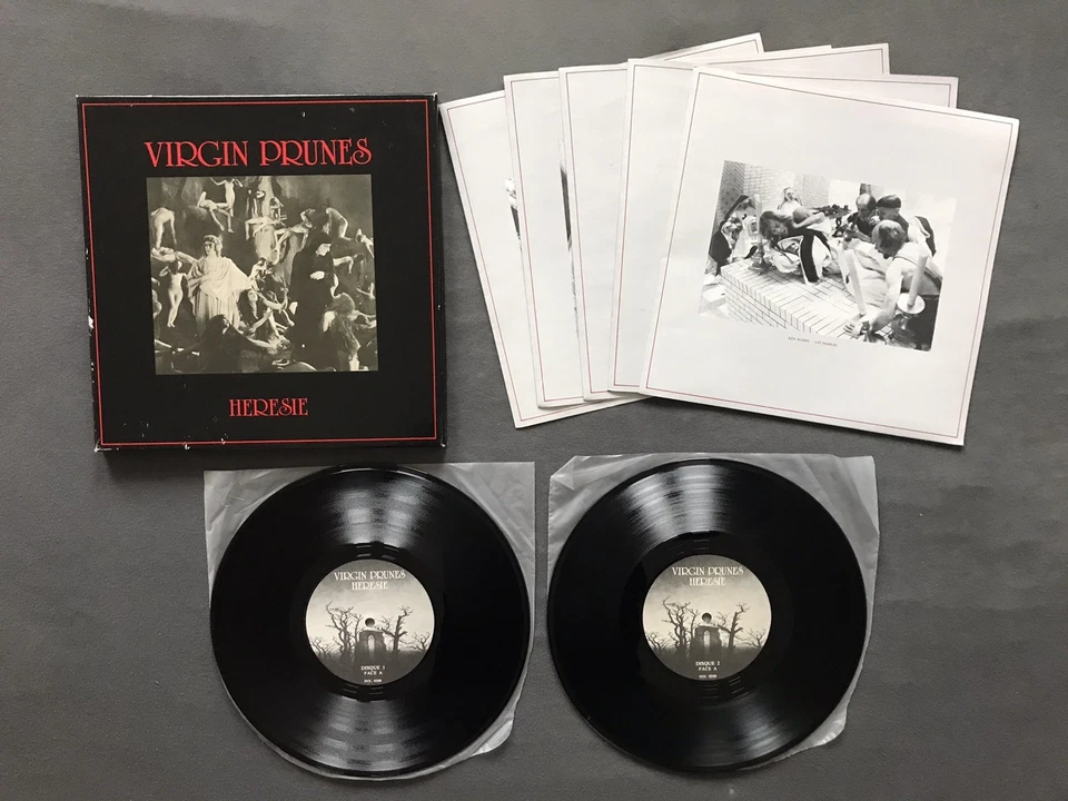 Virgin Prunes - Heresie (FRANCE 2 x 10" BOX SET) 1982 INV.0500 ALL 5 INSERTS! - Bild 1 von 4