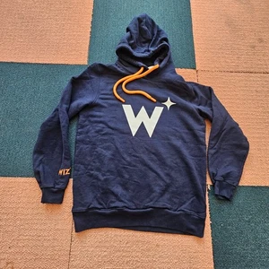 T FACTOR Wiz Pullover Hoodie Navy Blau Medium Erwachsene Kapuze Heavy Y7c - Bild 1 von 10