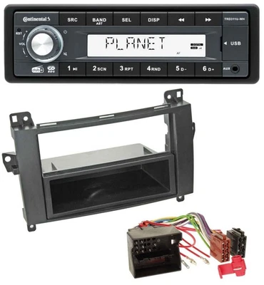 Continental MP3 AUX USB DAB 1DIN Autoradio für Mercedes Vito Viano W639 06-14 - Bild 1 von 4