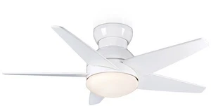 44" Casablanca Isotope White Hugger LED Ceiling Fan with Wall Control - Picture 1 of 1