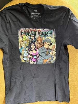 Joe Bob Briggs MONSTER MASH Fright тряпки рубашка XXL MonsterMash - Изображение 1 из 2