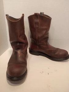 RED WING 2231 Pecos Men 9E Steel Toe Supersole Leather Pull On Safety Work Boo - Picture 1 of 14