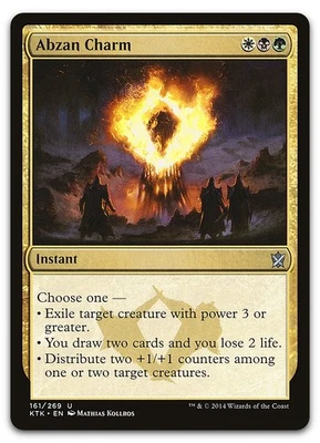 Abzan Charm #161 (LP) Khans of Tarkir KTK Magic MTG - Image 1 of 2