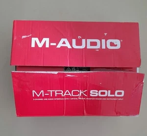 M-Audio M-Track Solo USB audio interface for recording streaming podcasting - Picture 1 of 3