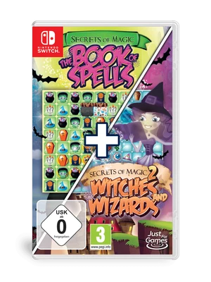 Secrets Of Magic (1+2) The Book of Spells + Witches and Wizards SWITCH Neuf sous - Bild 1 von 4