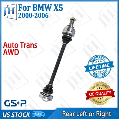 Eje CV trasero izquierdo o derecho original para BMW X5 L6 2000-06 3,0 L V8 4,4 L AWD automático Foto 1 de 4