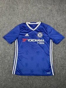 Camiseta de fútbol local Adidas Chelsea FC 16/17 juvenil XL azul blanco - Imagen 1 de 17