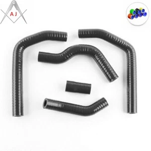 Manguera refrigerante radiador de silicona negra para Honda CR125 CR125R CR 125R 2005-2007 - Imagen 1 de 3