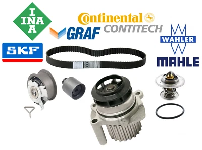 Kit termostato bomba de água rolo tensor correia dentada fabricante de equipamento original para VW 1.9 diesel - Imagem 1 de 2