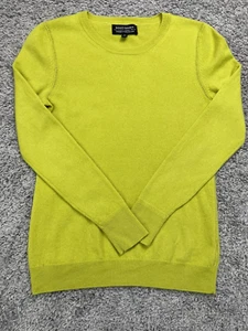 Banana Republic with Todd&Duncan Cashmere Women L/S Yellow Sweater M. - Picture 1 of 9
