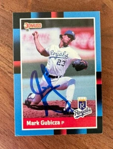 Mark Gubicza 1988 Donruss #54 Autographed Card - Picture 1 of 1