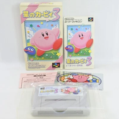 STAR KIRBY 3 + Sticker Super Famicom Nintendo 2374 sf - Image 1 of 4