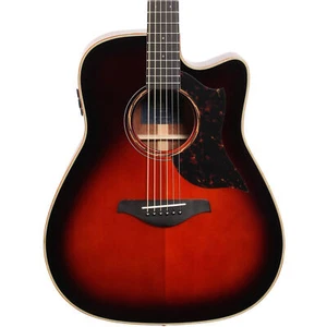 Yamaha A3M Dreadnought Acoustic-Electric Guitar, Tobacco Brown Sunburst - Picture 1 of 3