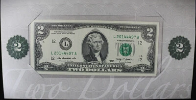 2014 $2 Unc Single Note San Francisco - Serial #20144497 - Image 1 of 4