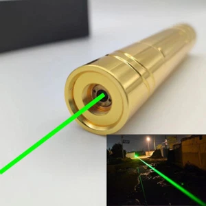 1MW 520nm Adjustable Focus Green Laser Pointer Visible Beam Light Flashlight - Picture 1 of 6