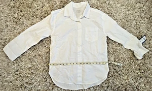 Art Class Girls Poplin ButtonUp Shirt White L(10/12) - Picture 1 of 3
