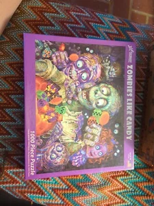 Vermont Zombies wie Süßigkeiten 1000 Stck. Puzzle Halloween Spaß Neu Versiegelte Tasche - Bild 1 von 2